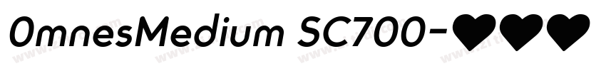 0mnesMedium SC700字体转换